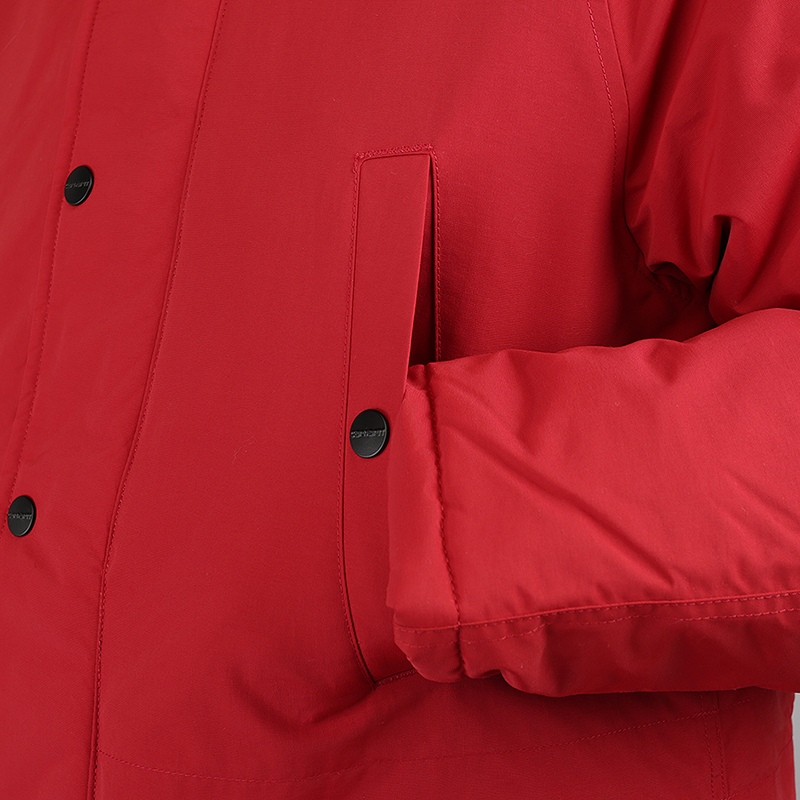 мужская красная куртка Carhartt WIP Anchorage Parka I021866-red/black - цена, описание, фото 3